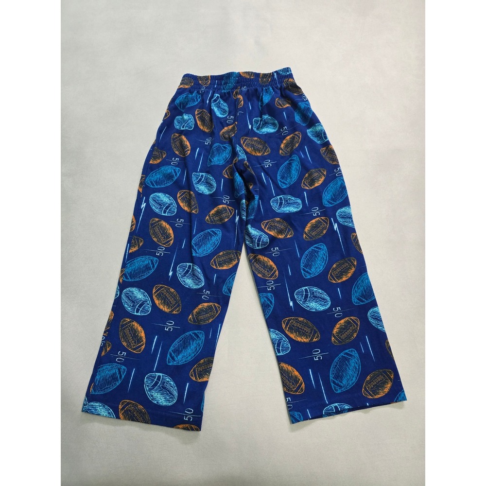 Cat & Jack Blue Boys Football Printed Pajama Pants Small